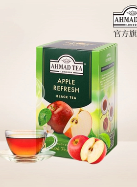 AHMAD TEA英国亚曼苹果味红茶20个独立包装袋泡茶包原装进口正品