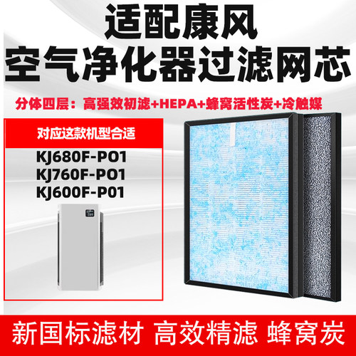 适配康风KFIAQ空气净化器滤芯