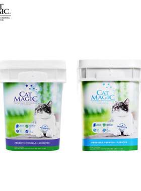 喵洁客(CAT MAGIC)宠物猫咪30磅进口膨润土猫砂宠物幼成猫咪结团