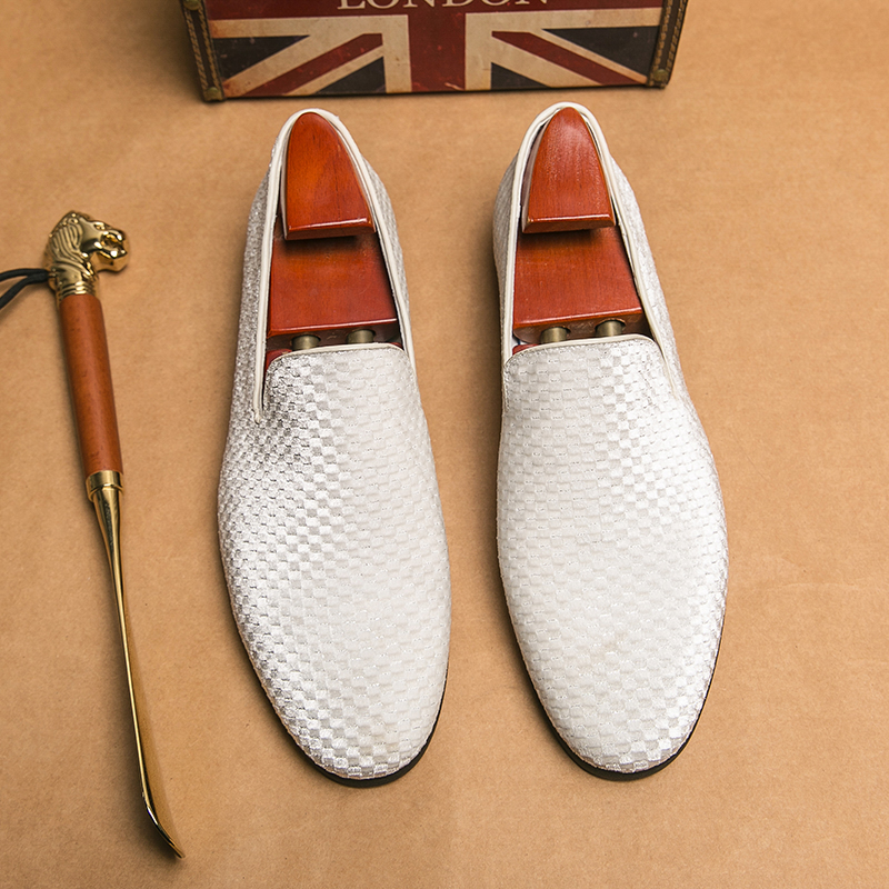 38-47大码一脚蹬懒人布鞋皮鞋