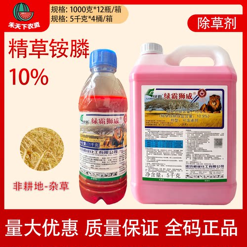 绿霸狮威柑橘香蕉除草剂精草铵膦