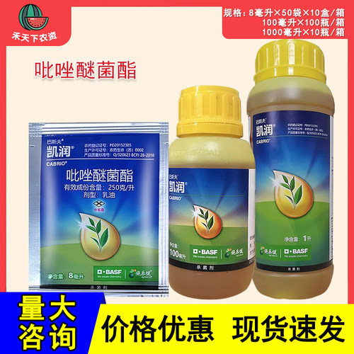 巴斯夫凯润叶斑病吡唑醚菌酯