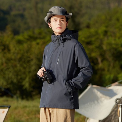 爆款户外冲锋衣女三合一两件套可拆卸男款外套冬季防风保暖登山服