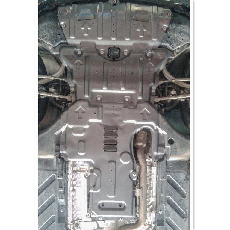 16-22款奔驰E200L运动水箱变速底盘下护板合金锰钢碳钢发动机护板