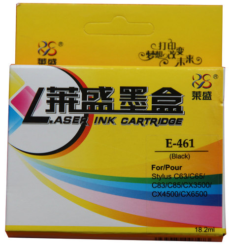 莱盛E-461/ E-472/ E-473/ E-474  适应于EPSON Stylus C63/C65/C83/C85/CX3500/CX4500/CX6500打印机墨盒