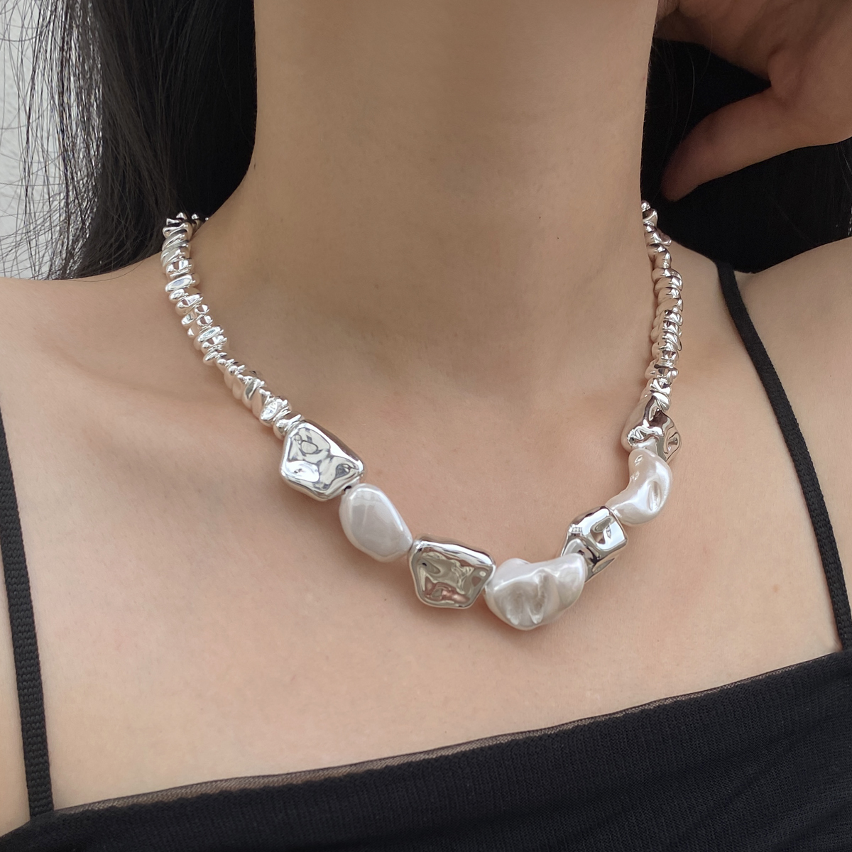 欧美合金女式不规则项链