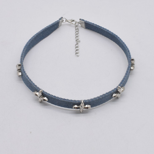 朋克合金女式牛仔项链