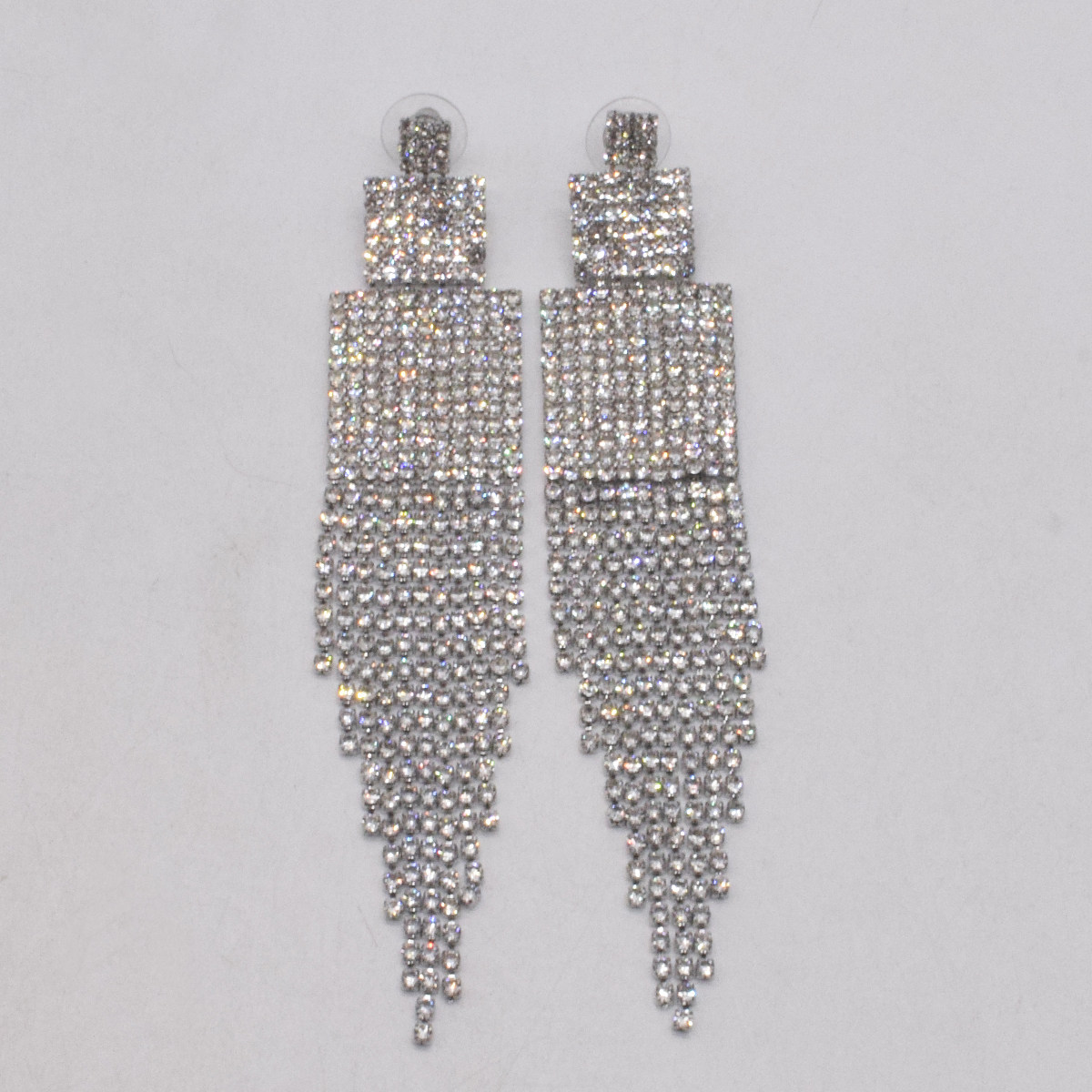 欧美合金女式闪钻耳环