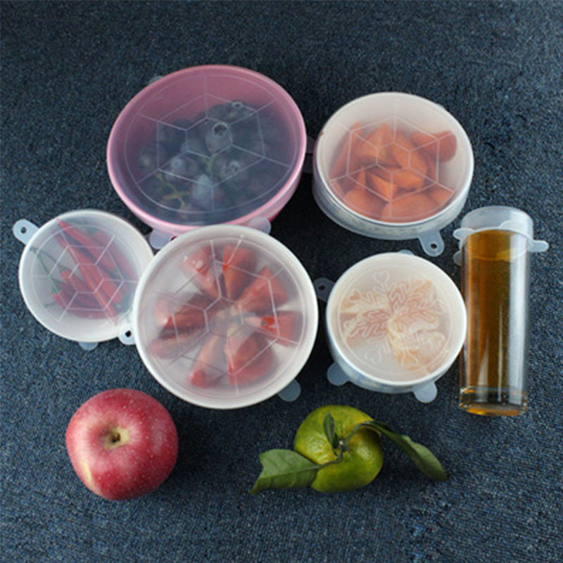 缘梦样品食品级硅胶保鲜盖厨房冰箱通用碗盖密封盖家用保鲜硅胶盖