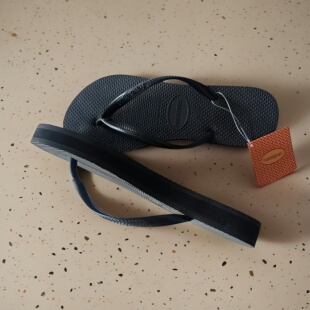 哈瓦那havaianas女夏防滑人字拖鞋坡跟厚底松羔夹脚沙滩鞋哈瓦那