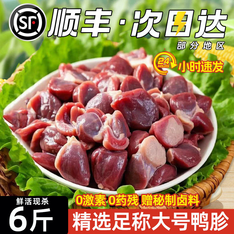 【顺丰包邮】鸭胗生鲜冷冻新鲜大号鸭盹鸭肉冻货食材批发鸭货生鲜