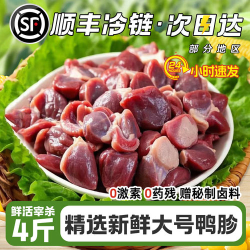 【顺丰包邮】精选大号新鲜鸭胗