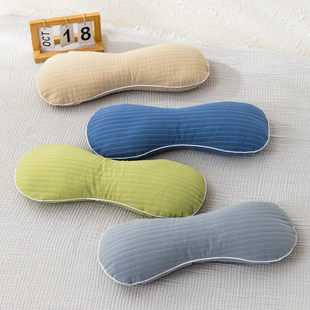 纯棉骨头荞麦枕头颈椎枕套枕芯套用睡觉防反弓落枕助眠低脖子变直