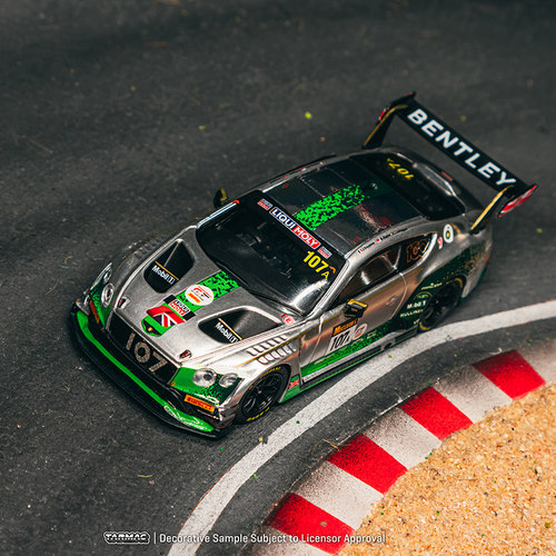 TW车模1:64 宾利欧陆GT3 银色合金车模仿真汽车模型收藏摆件礼物