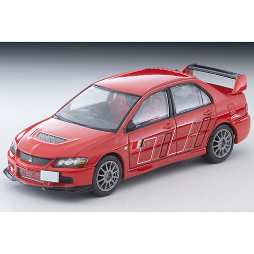 TLV车模N349c 1:64 三菱EVO9代 拉力红合金车模仿真模型收藏摆件