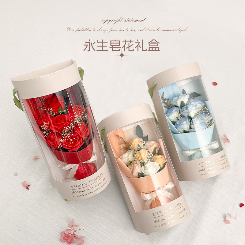 母亲节礼物香皂玫瑰花束迷你小花束成品送妈妈实用创意家居装饰