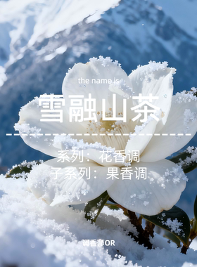 调香师OR 原创小众香水 雪融山茶 wei达山茶花抽纸手帕纸香水小样