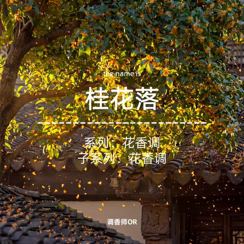 调香师OR【桂花落】原创小众香水