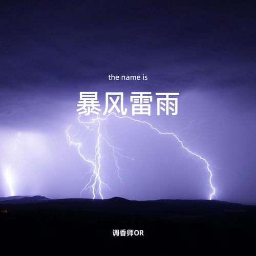 调香师OR【暴风雷雨】原创小众香水 雷暴