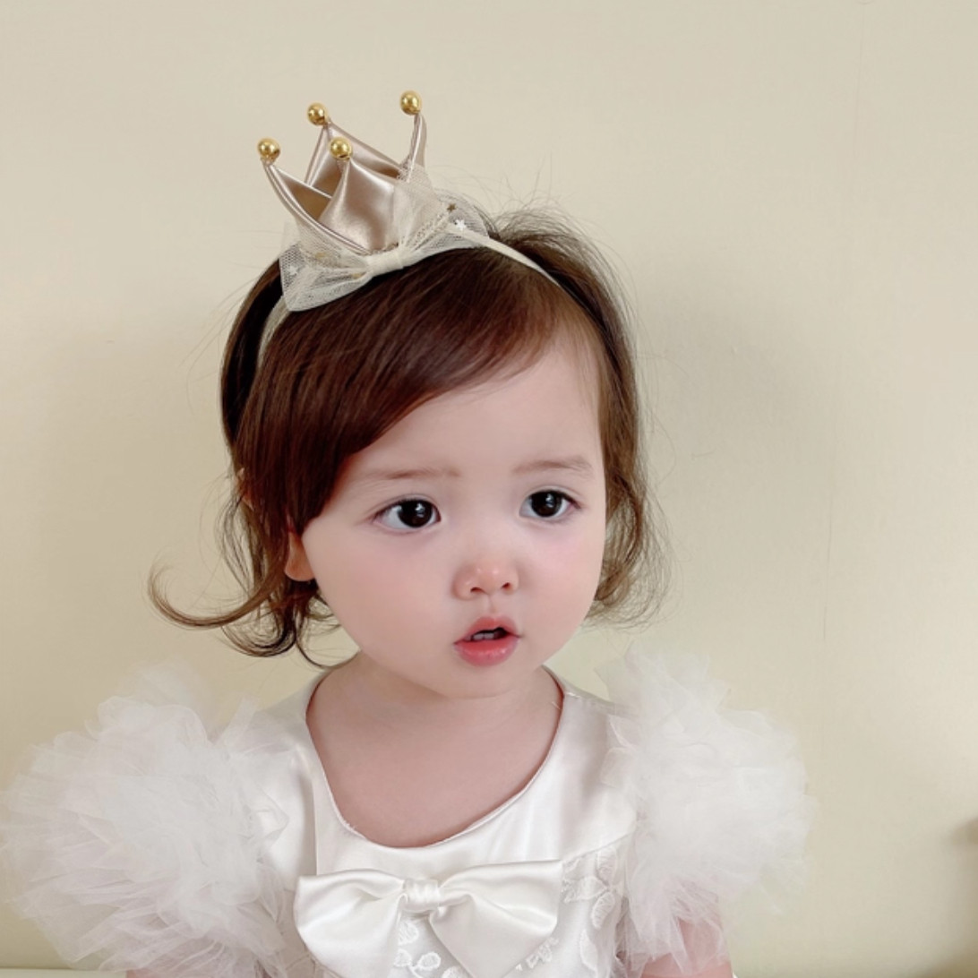 周岁生日夹子发饰儿童发带头饰