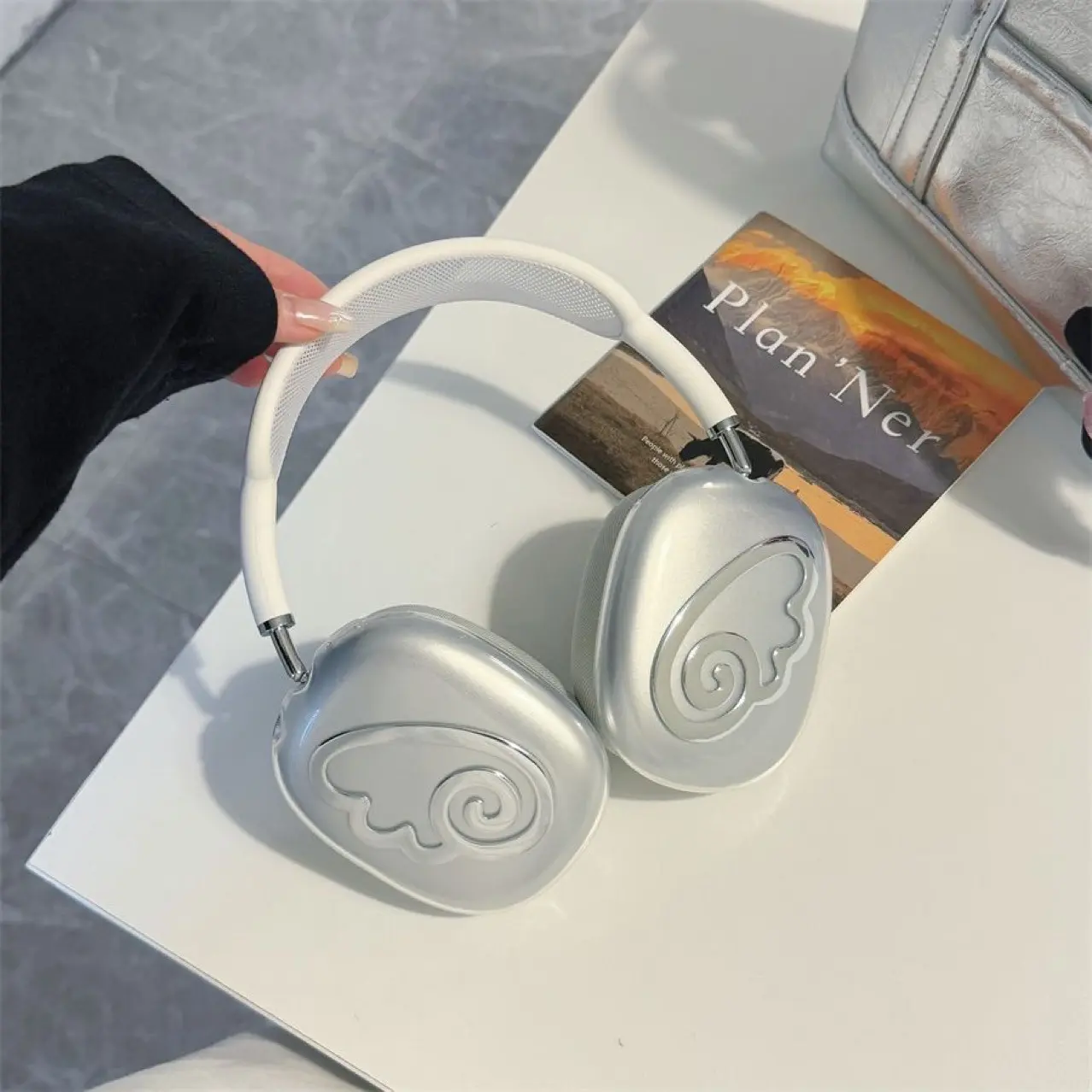 适用Airpods Max保护套简约苹果Max头戴式耳机透明软壳全包