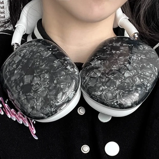 max保护套苹果头戴式 耳帽耳罩耳机壳 airpods 适用贝壳纹挂脖