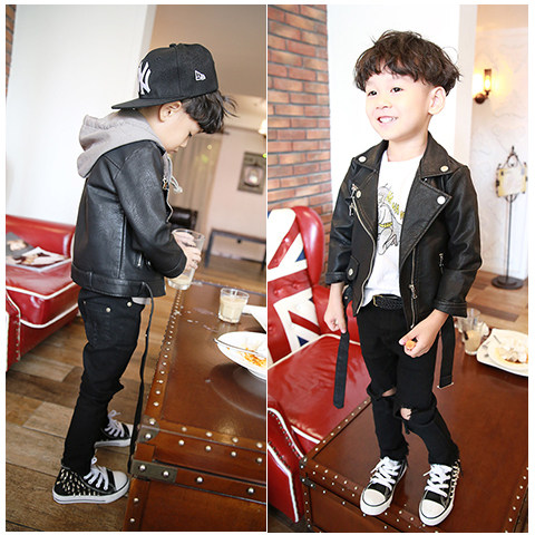 Blouson enfant en cuir PU - Ref 2159510 Image 1