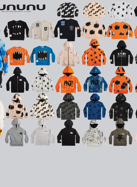 现货！77MODE NUNUNUFW22秋季新款儿童潮牌小众卫衣正品 不退