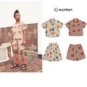 77MODE 夏套装 wynken 555 SS22春夏新款 儿童彩色衬衫 正品 不退