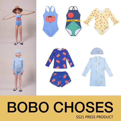 现货bobochoses春夏泳衣女童