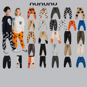 潮牌小众正品 现货 不退 新款 儿童长裤 77MODE NUNUNUFW22秋季