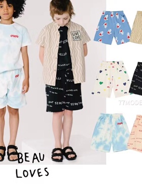 555  77MODE | 现货 BEAULOVES SS22儿童短裤 小众潮牌正品不退货