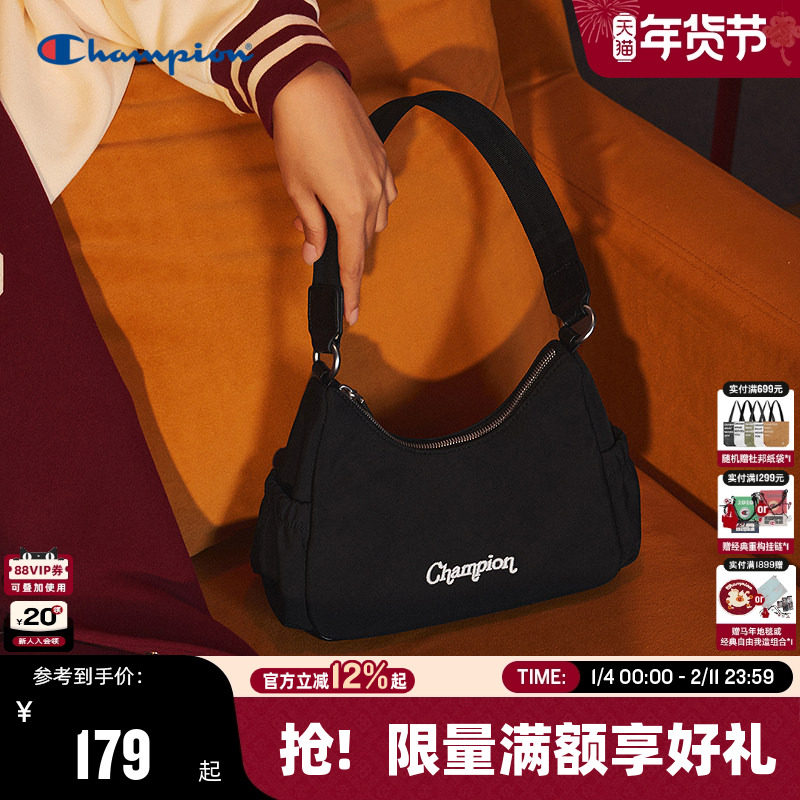 Champion冠军腋下包2026春季新款女时尚通勤单肩包法式手提包背包,箱包皮具/热销女包/男包,腋下包,淘宝优惠券,粉丝福利购,淘宝优惠卷