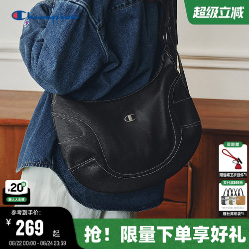 Champion冠军单肩包月牙hobo包
