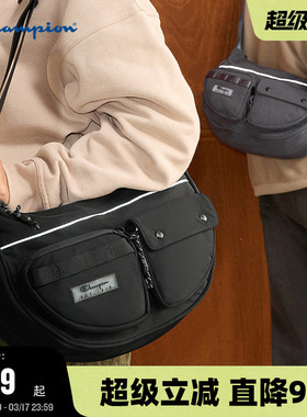 Champion冠军2024秋季新款Multi单肩包男女情侣休闲斜挎时尚通勤