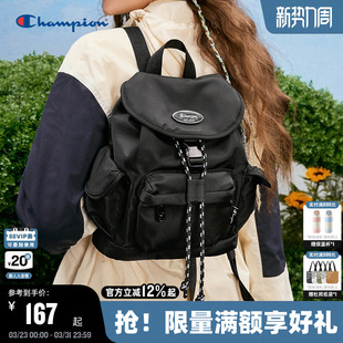 Champion冠军小型双肩包女时尚 潮流Y2K背包休闲校园风设计感书包