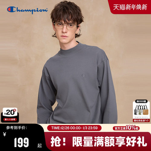 Champion冠军长袖T恤男女同款