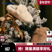 Champion冠军毛绒拖鞋 1刺绣LOGO春秋包头半拖时尚 女Slide Fluffy
