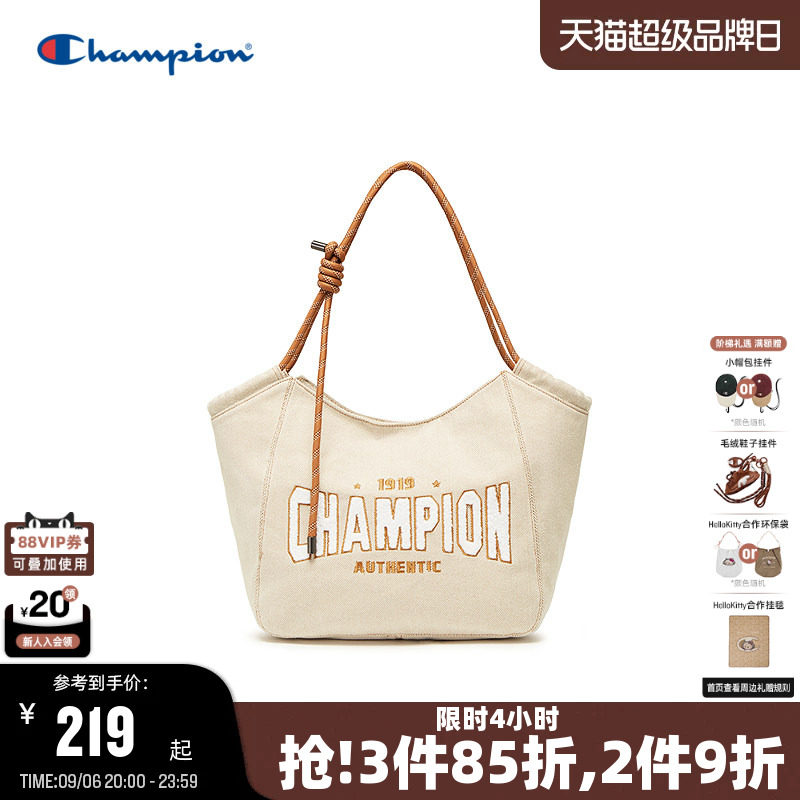 Champion冠军可调节肩带托特包图片