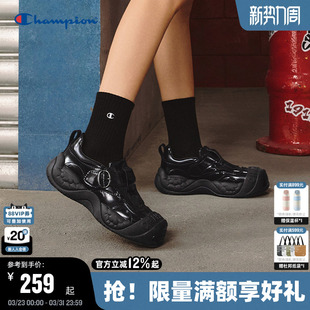 可爱皮鞋 Champion冠军休闲鞋 女百搭流行板鞋 乐福猪猪鞋 25秋冬新款