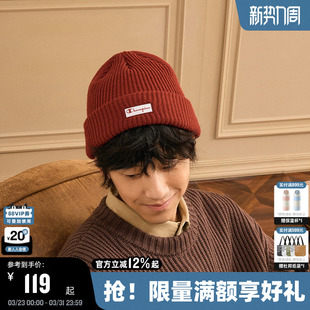 Champion冠军红色针织帽情侣冷帽25秋冬新款 运动帽男 潮牌休闲女款