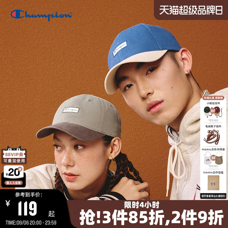 champion冠军情侣休闲棒球帽图片