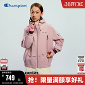 风拉链开衫 户外工装 女 新款 Champion冠军登山夹克外套男2026春季