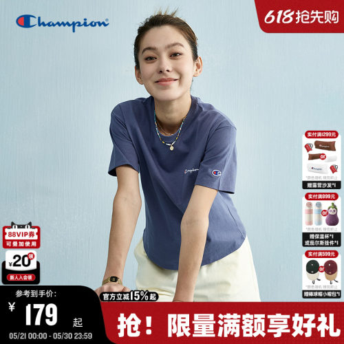 Champion冠军短袖纯棉女