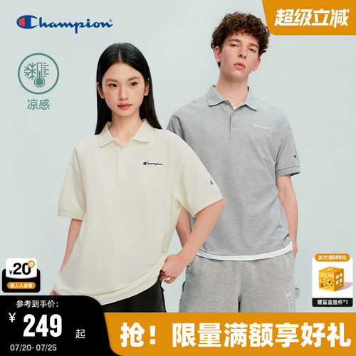 Champion凉感polo衫情侣