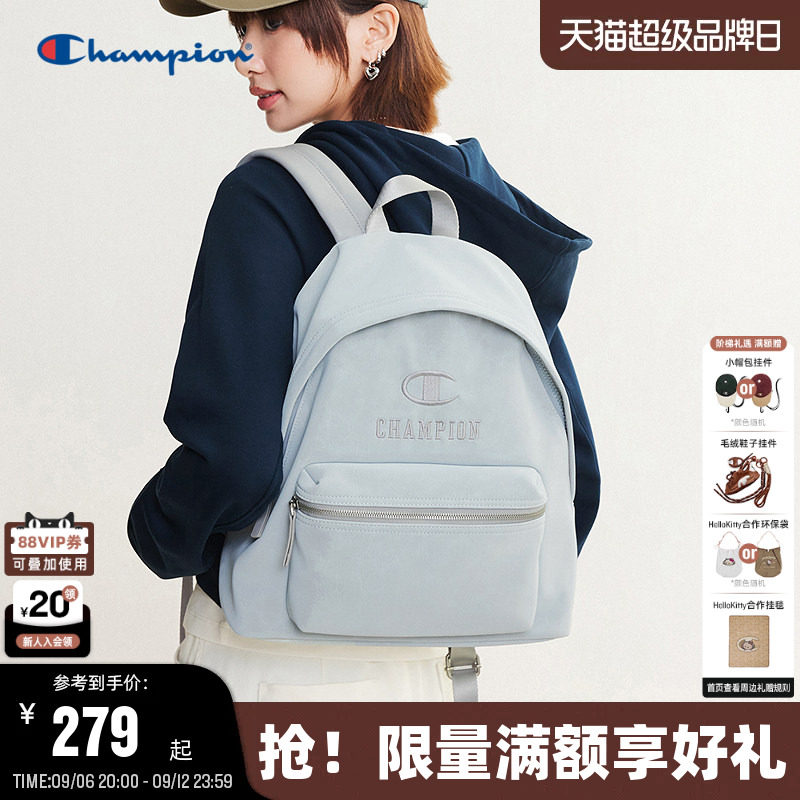 Champion冠军校园风双肩包图片