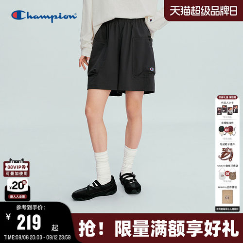 Champion休闲工装风短裤女款