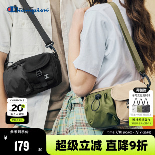 Champion冠军斜挎包2025秋季 男撞色机能风单肩包户外运动包女 新款