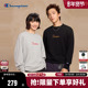 Champion冠军圆领廓形卫衣男2025秋季 新款 女情侣印花字母卫衣休闲