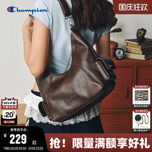 Champion冠军机车包单肩包